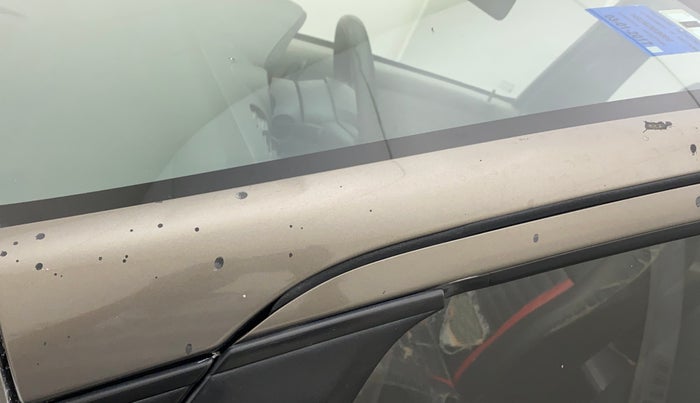 2016 Datsun Redi Go S, Petrol, Manual, 58,107 km, Left A pillar - Paint is slightly faded