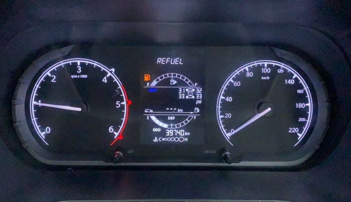 2022 Tata Safari XT PLUS, Diesel, Manual, 39,740 km, Odometer Image