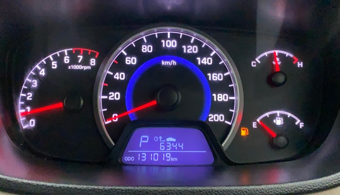 2016 Hyundai Grand i10 ASTA (O) AT 1.2 KAPPA VTVT, Petrol, Automatic, 1,31,017 km, Odometer Image
