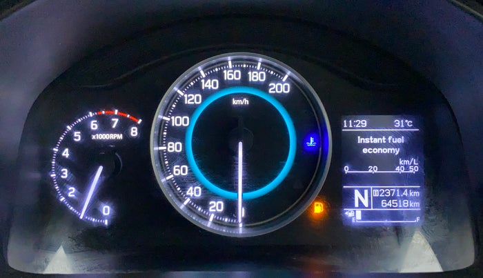 2018 Maruti IGNIS ZETA 1.2 AMT, Petrol, Automatic, 64,505 km, Odometer Image