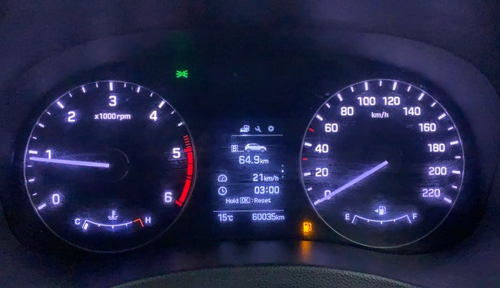 2018 Hyundai Creta 1.6 SX (O) CRDI, Diesel, Manual, 60,805 km, Odometer Image