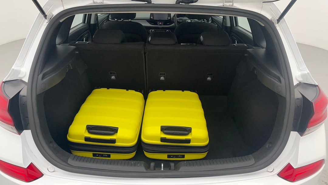 Boot Inside View with Luggage