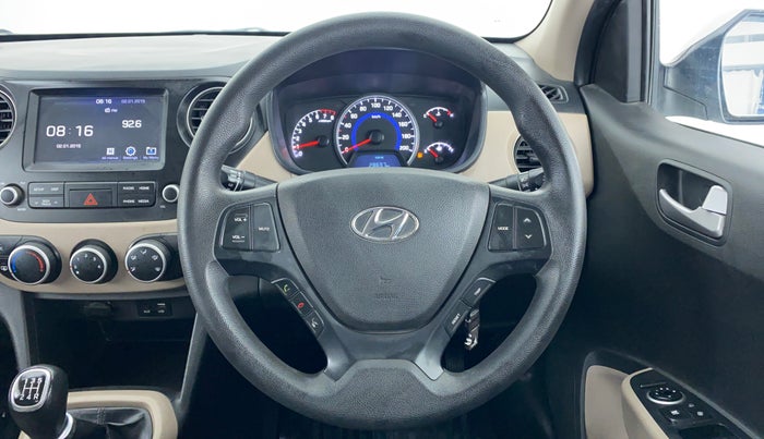 2018 Hyundai Grand i10 SPORTZ (O) 1.2 KAPPA VTVT, CNG, Manual, 38,086 km, Steering Wheel Close Up