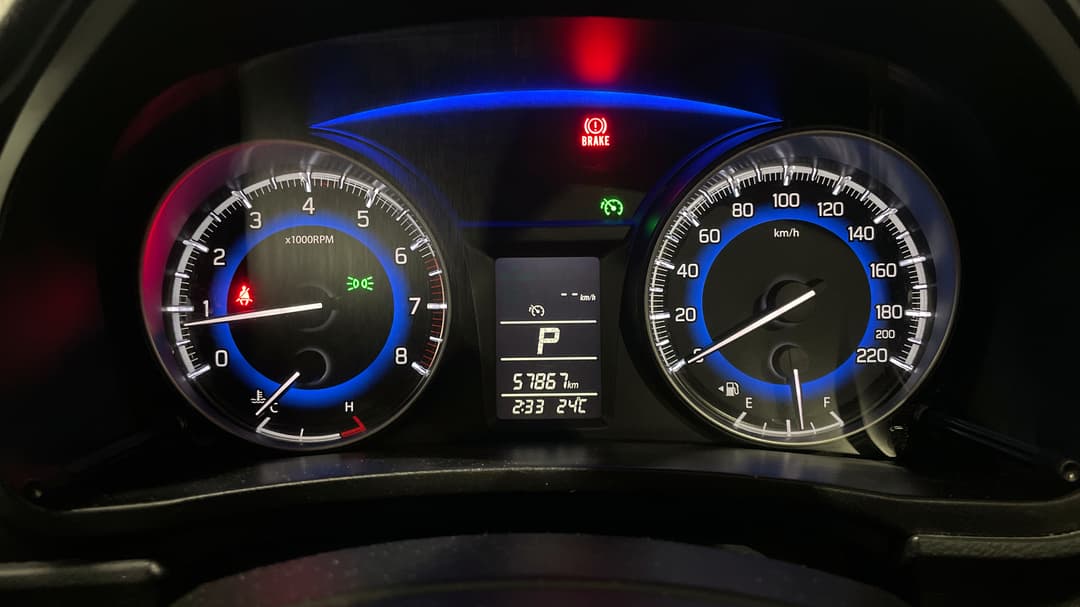 2022 Suzuki Baleno Gl, Automatic, 57867 km, Odometer View
