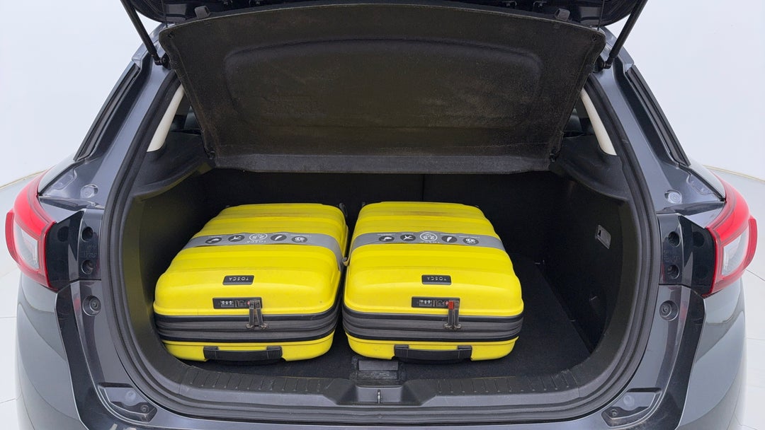 Boot Inside View with Luggage