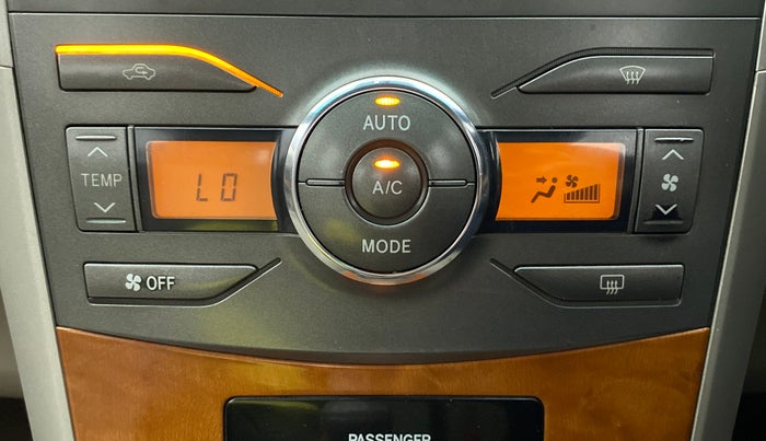 2010 Toyota Corolla Altis G PETROL, Petrol, Manual, 85,954 km, Automatic Climate Control