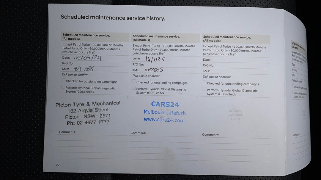 Service History