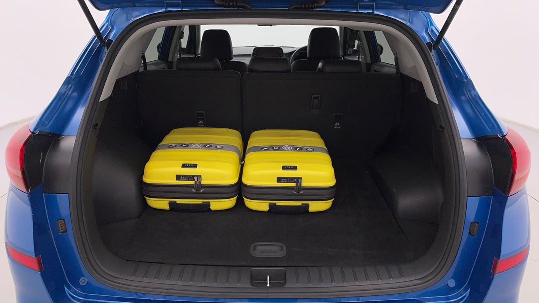Boot Inside View with Luggage