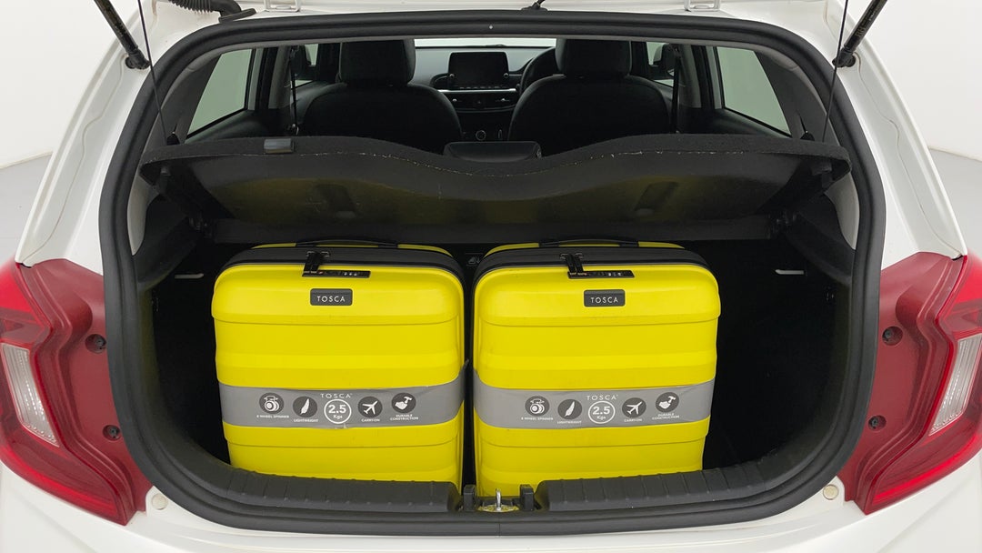 Boot Inside View with Luggage