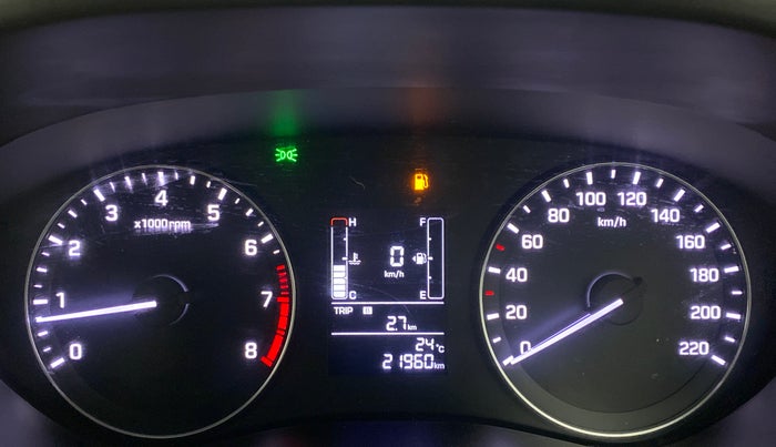 2017 Hyundai Elite i20 ASTA 1.2, Petrol, Manual, 22,008 km, Odometer Image