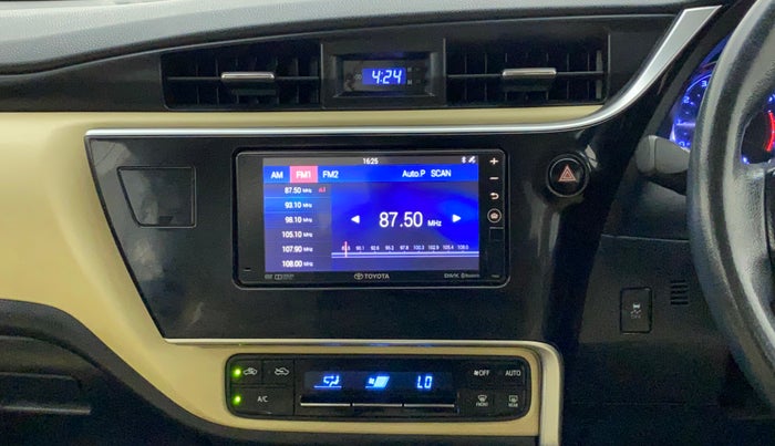 2017 Toyota Corolla Altis VL CVT PETROL, Petrol, Automatic, 86,409 km, Air Conditioner
