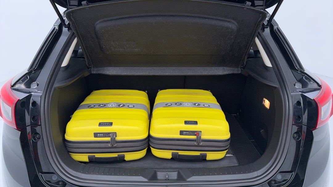 Boot Inside View with Luggage