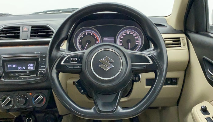 2017 Maruti Dzire VXI, Petrol, Manual, 83,969 km, Steering Wheel Close Up
