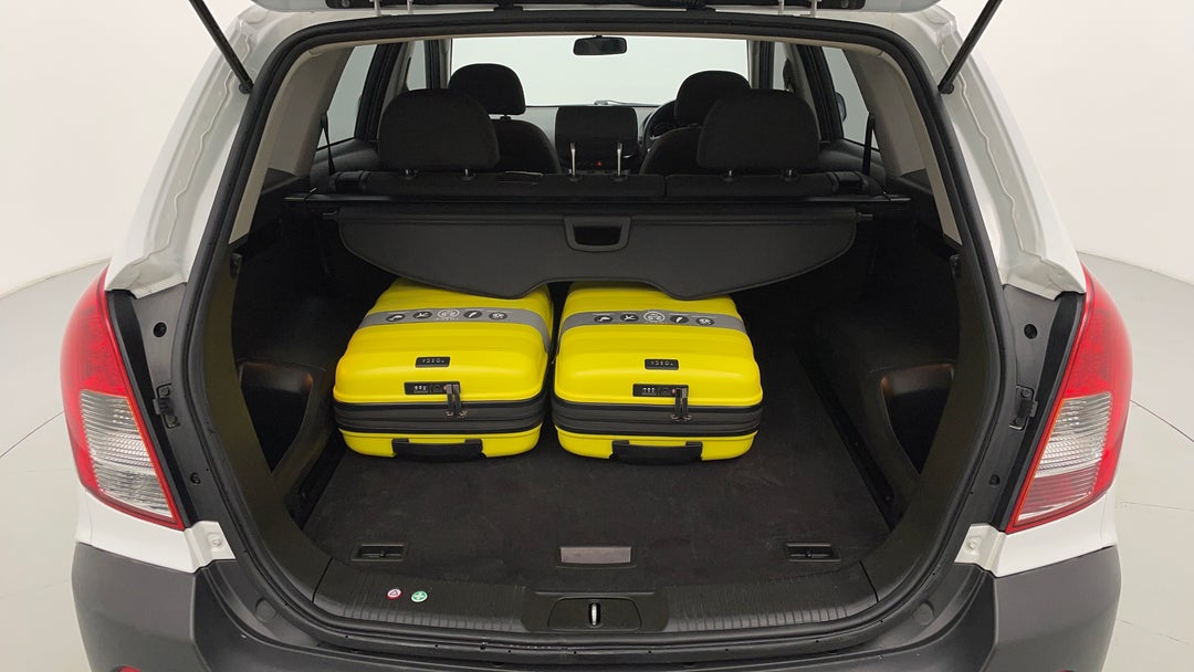 Boot Inside View with Luggage