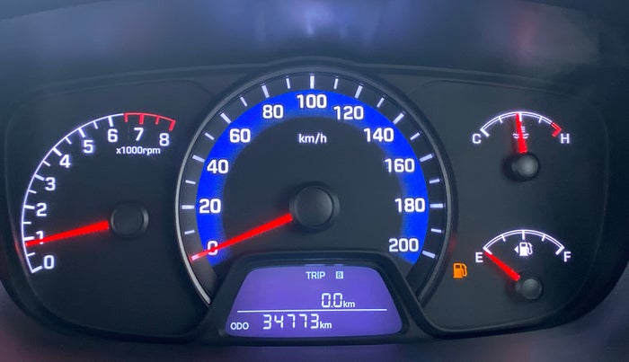 2014 Hyundai Xcent S 1.2 OPT, Petrol, Manual, 34,810 km, Odometer Image