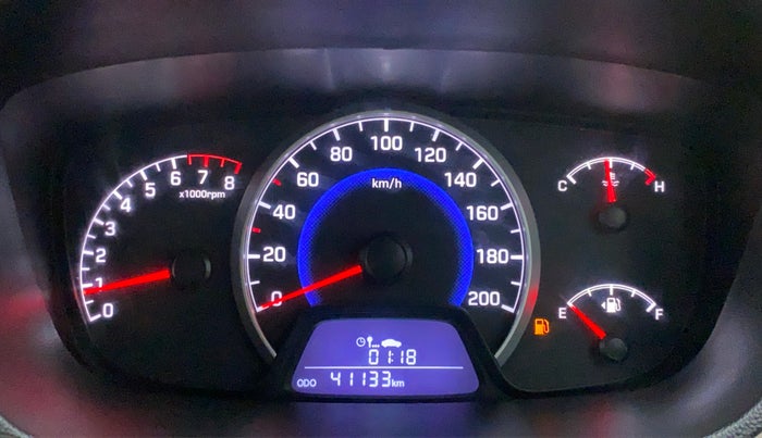 2017 Hyundai Grand i10 MAGNA 1.2 VTVT, Petrol, Manual, 41,310 km, Odometer Image