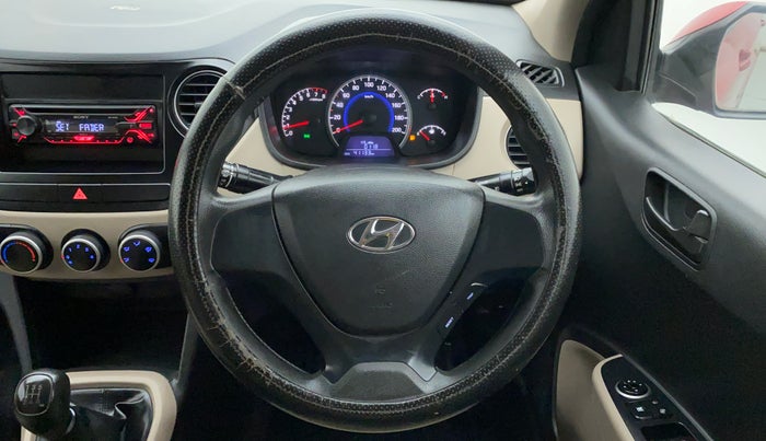 2017 Hyundai Grand i10 MAGNA 1.2 VTVT, Petrol, Manual, 41,310 km, Steering Wheel Close Up