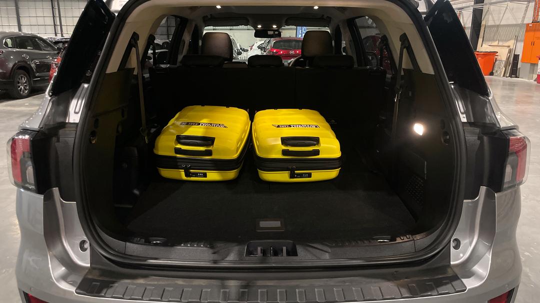2024 Ford Everest Ambiente (RWD), Automatic, 27879 km, Boot Inside View with Luggage