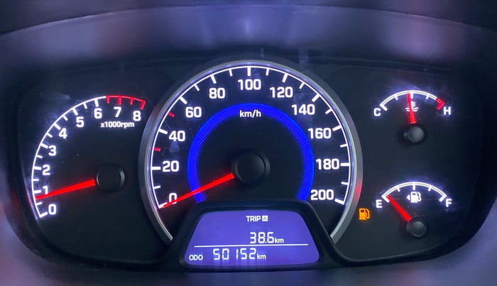 2019 Hyundai Grand i10 SPORTZ 1.2 KAPPA VTVT, Petrol, Manual, 50,375 km, Odometer Image