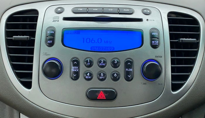 2012 Hyundai i10 SPORTZ 1.2 AT KAPPA2, Petrol, Automatic, 72,803 km, Infotainment System