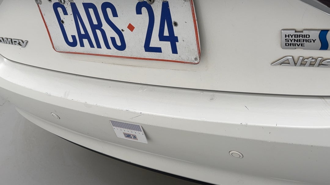 Bumper Rear Paint flaking