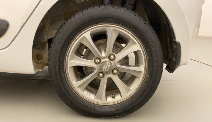 2015 Hyundai Grand i10 ASTA (O) 1.2 KAPPA VTVT, Petrol, Manual, 87,154 km, Left Rear Wheel
