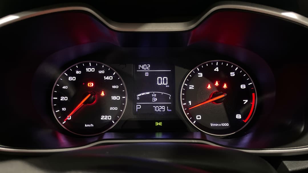 2020 MG ZS Excite, Automatic, 70291 km, Odometer View