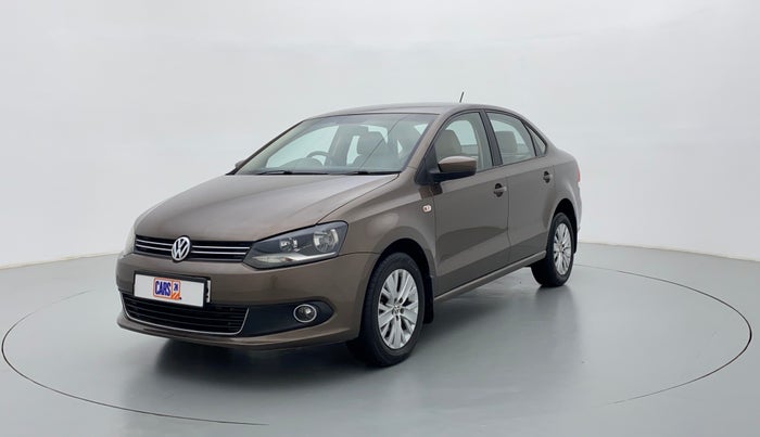 2015 Volkswagen Vento HIGHLINE TDI AT, Diesel, Automatic, 79,941 km, Left Front Diagonal