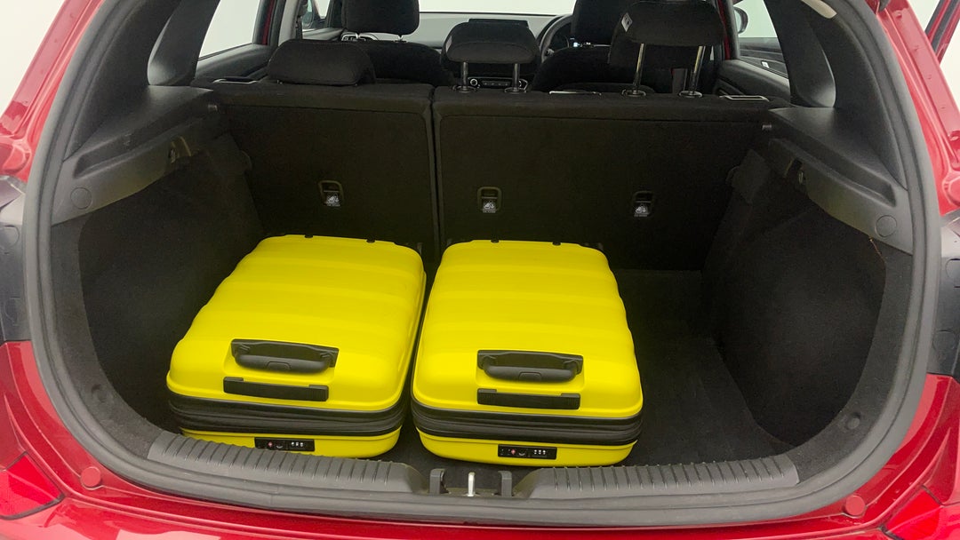 Boot Inside View with Luggage