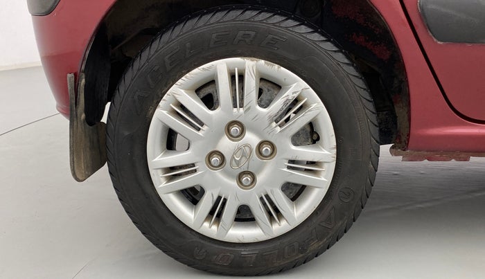 2010 Hyundai Santro Xing GLS, Petrol, Manual, 27,590 km, Right Rear Wheel
