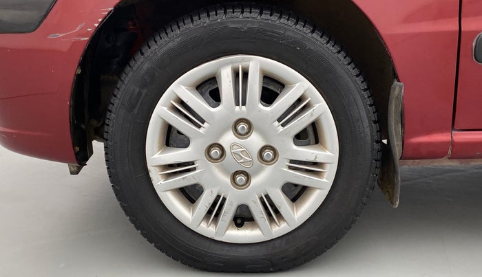 2010 Hyundai Santro Xing GLS, Petrol, Manual, 27,590 km, Left Front Wheel