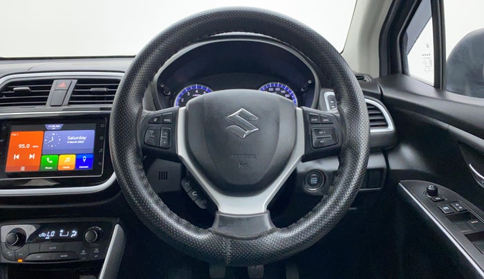 2020 Maruti S Cross ALPHA 1.5, Petrol, Manual, 6,260 km, Steering Wheel Close Up