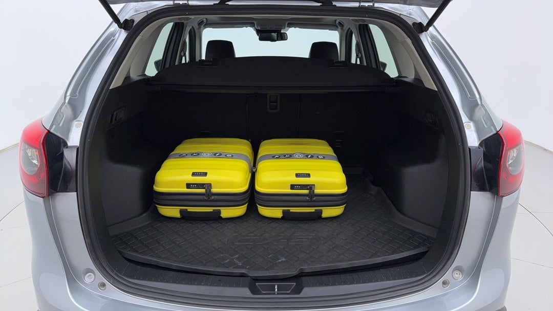 Boot Inside View with Luggage