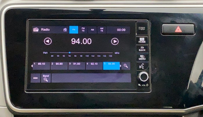 2018 Honda City 1.5L I-VTE V CVT, Petrol, Automatic, 71,905 km, Infotainment System