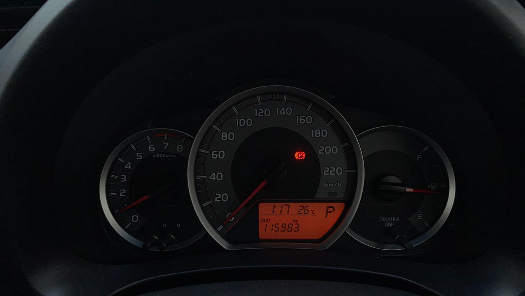 2019 Toyota Yaris Ascent, Automatic, 115983 km, Odometer View