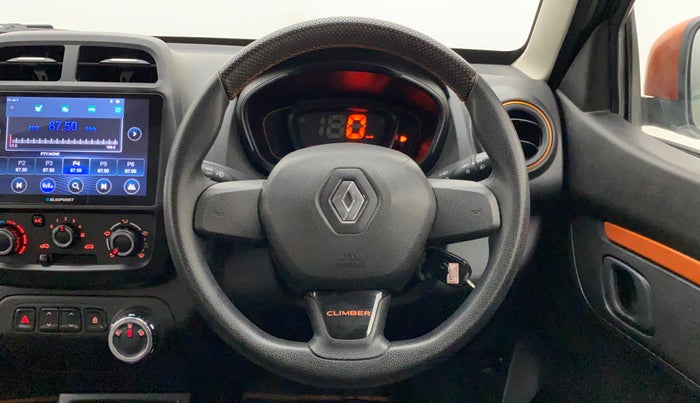 2017 Renault Kwid CLIMBER 1.0 AMT, Petrol, Automatic, 16,621 km, Steering Wheel Close Up