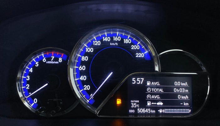 2018 Toyota YARIS G MT, Petrol, Manual, 50,736 km, Odometer Image