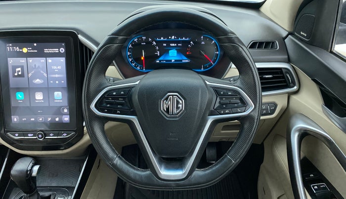2021 MG HECTOR SHARP 1.5 PETROL CVT, Petrol, Automatic, 50,037 km, Steering Wheel Close Up
