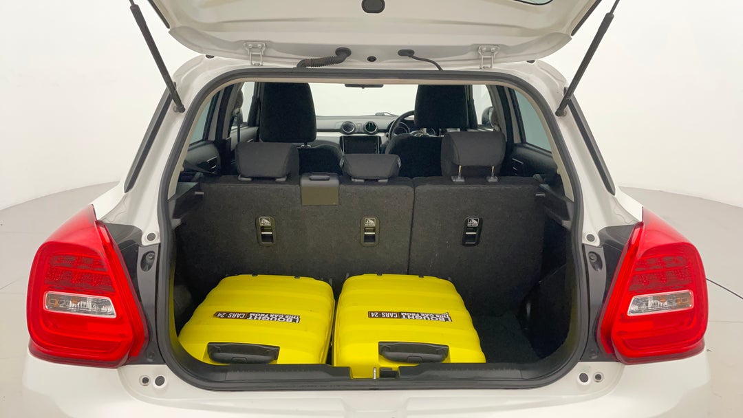 Boot Inside View with Luggage