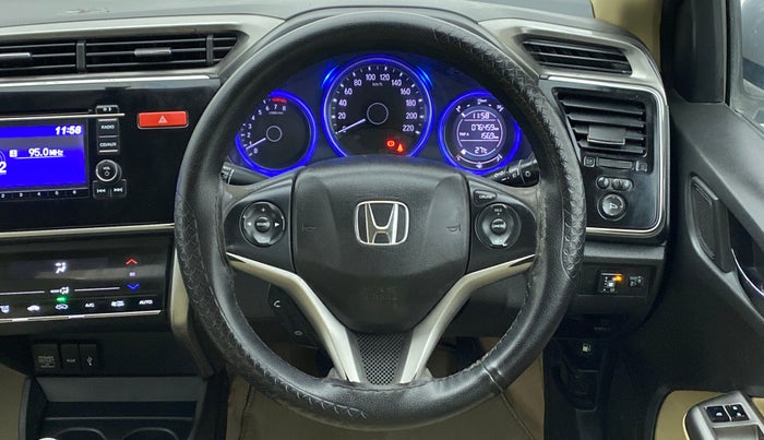 2014 Honda City V MT PETROL, CNG, Manual, 77,619 km, Steering Wheel Close Up