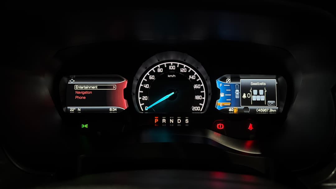 2021 Ford Ranger Wildtrak 2.0 (4x4), Automatic, 45967 km, Odometer View