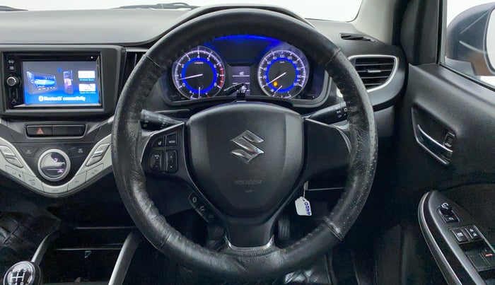 2016 Maruti Baleno DELTA 1.2 K12, Petrol, Manual, 28,746 km, Steering Wheel Close Up