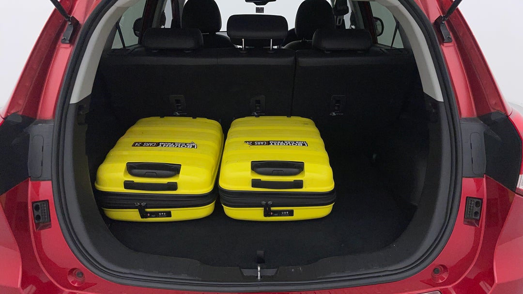 Boot Inside View with Luggage