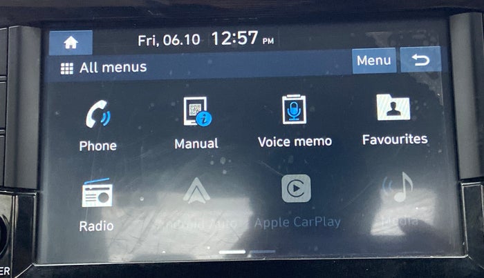 2020 Hyundai AURA SX 1.2 (O), Petrol, Manual, 59,429 km, Apple CarPlay and Android Auto