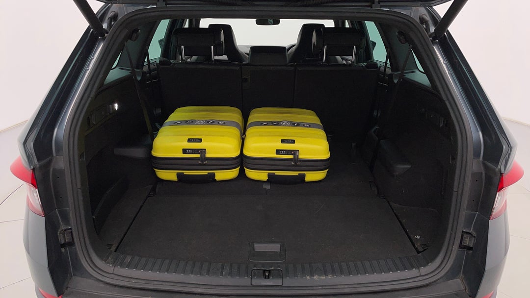 Boot Inside View with Luggage