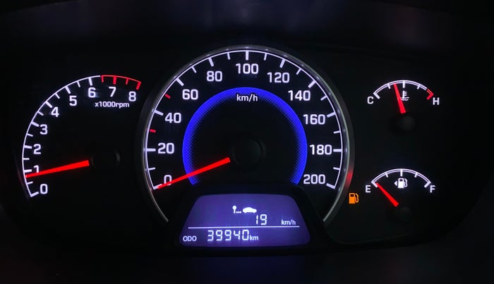 2017 Hyundai Grand i10 SPORTZ 1.2 KAPPA VTVT, Petrol, Manual, 39,999 km, Odometer Image