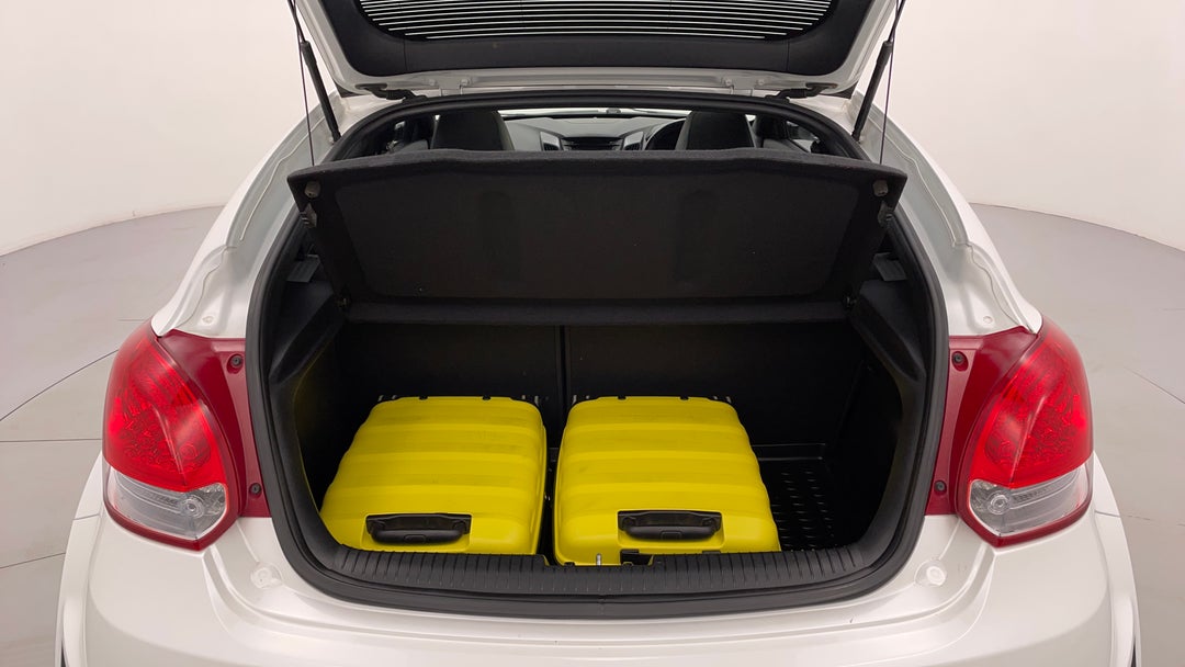 Boot Inside View with Luggage