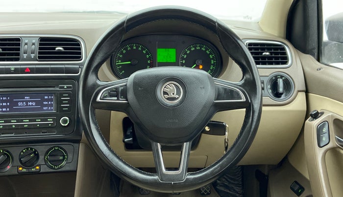 2014 Skoda Rapid 1.6 TDI MT AMBITION PLUS, Diesel, Manual, 68,027 km, Steering Wheel Close Up
