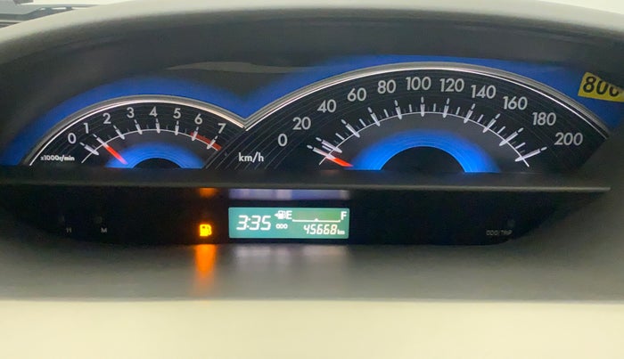2014 Toyota Etios V, Petrol, Manual, 45,668 km, Odometer Image
