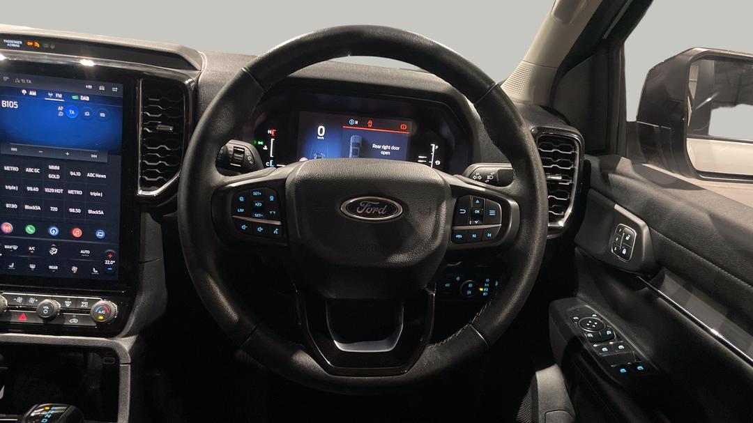 2024 Ford Everest Sport (4WD), Automatic, 34809 km, Steering Wheel Close-up